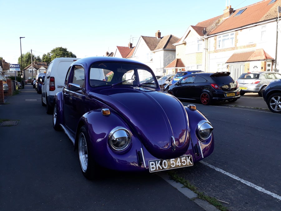 1972 Vw beetle 1300 in purple